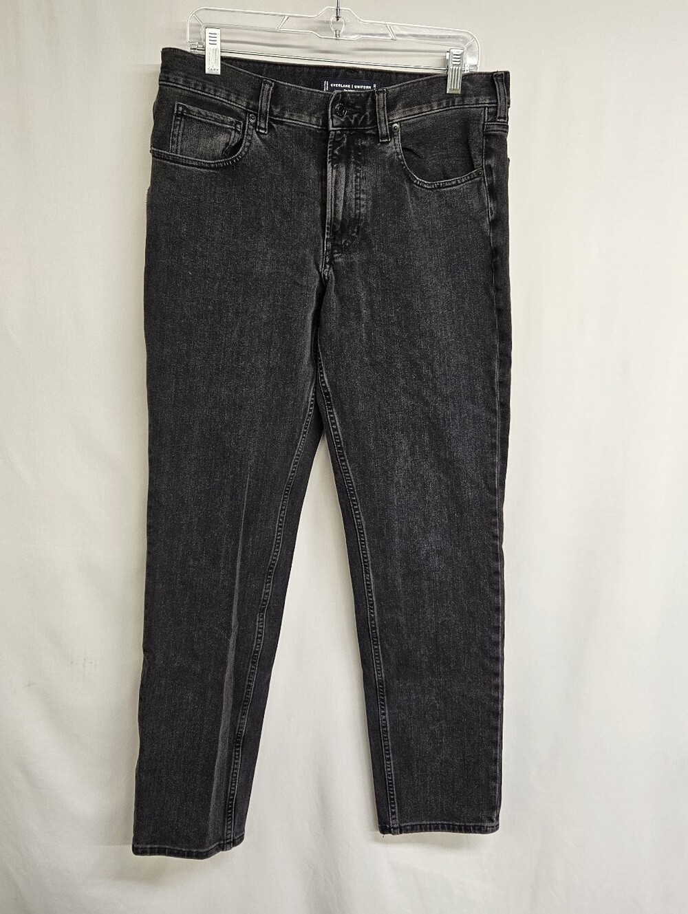 Everlane Uniform The Athletic Jeans Men’s 32 x 32 Black Organic Cotton